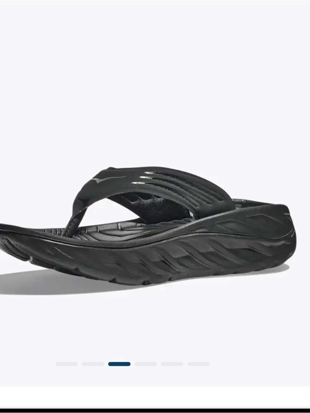Hoka Black Men's Flip-Flop Sandals